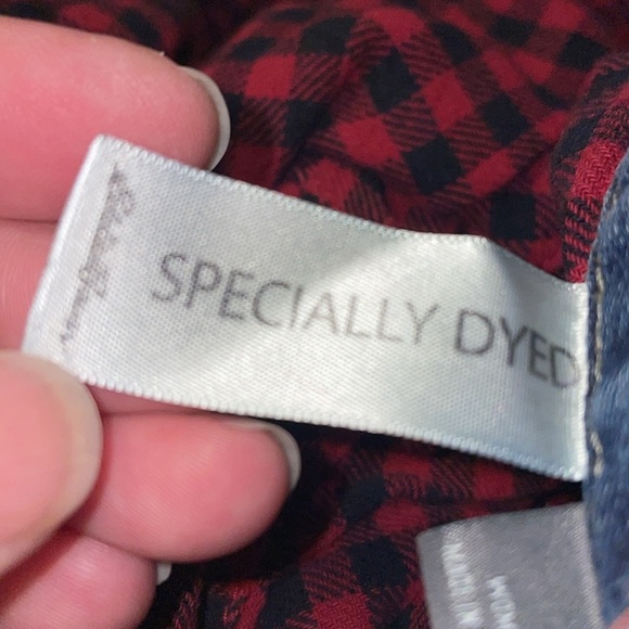 Eddie Bauer Boyfriend Fit Flannel Lined Jeans. Size 10. - Picture 4 of 11